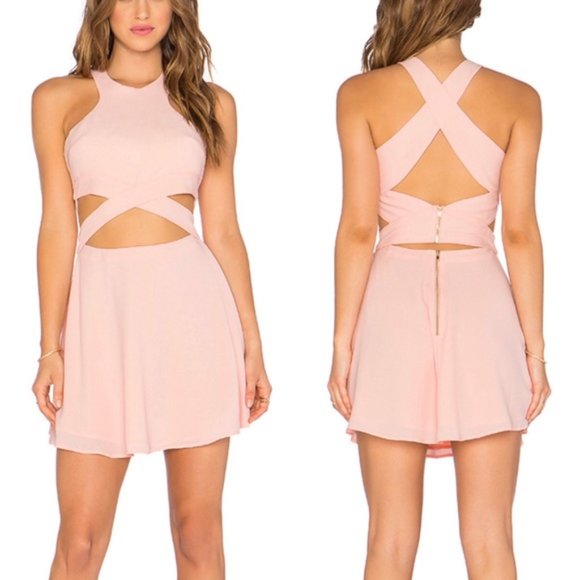 Revolve NBD x Naven Twins Chromat Fit & Flare Mini Dress M - Picture 2 of 11